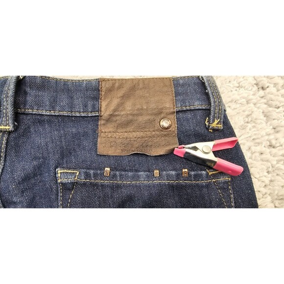 All Saints Womens Flared Jeans Lauren High Waisted Dark Denim Blue Y2K 28 x 31 - Picture 11 of 16